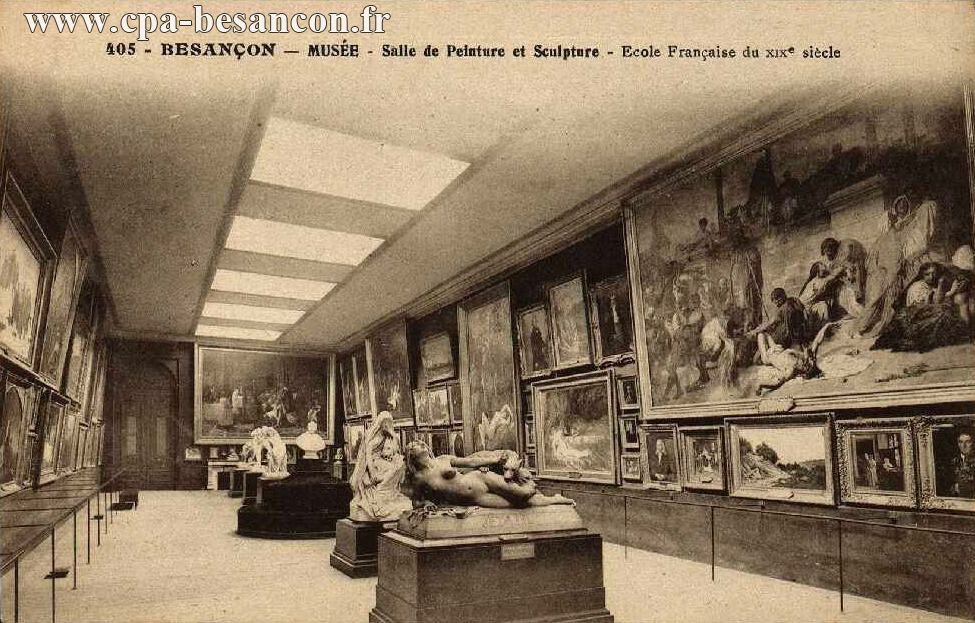 405 - BESANÇON - MUSÉE - Salle de Peinture et Sculpture - Ecole Française du XIXe siècle
